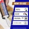 Loctite Power Grab Loctite Power Grab Molding & Paneling Synthetic Latex Drywall Construction Adhesive 9 oz 2023759 - alternate 2